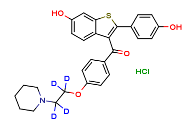 Raloxifene D4 Hydrochloride