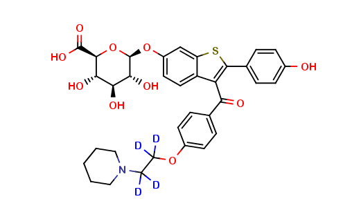 Raloxifene-d4 6-Glucuronide