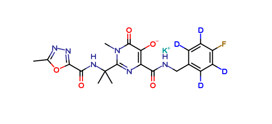 Raltegravir-d4 Potassium Salt