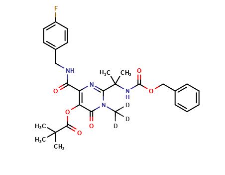 Raltegravir pivaloyl Methyl D3