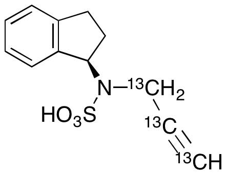 Rasagiline-13C3 Sulfate