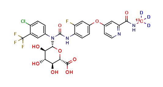 Regorafenib 13CD3 N-Glucuronide