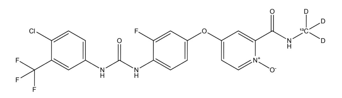 Regorafenib 13CD3 N-Oxide