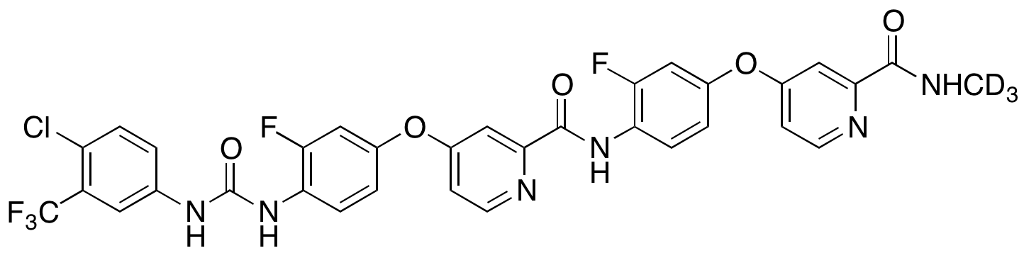 Regorafenib N-Demethyl-N-4-(3-fluoro-4-methylphenoxy)-N-methyl-d3-picolinamide
