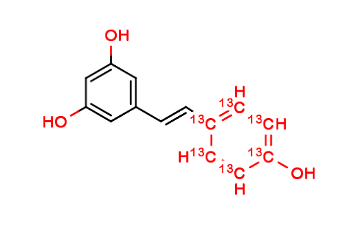 Resveratrol-(4-hydroxyphenyl-13C6)