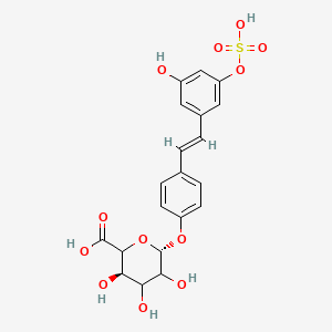 Resveratrol 3-Sulfat-4'-glucuronide