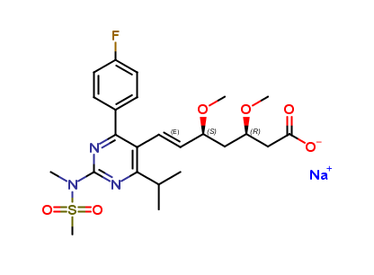 Rosuvastatin 3,5-dimethoxy sodium salt