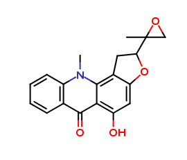 Rutacridone epoxide