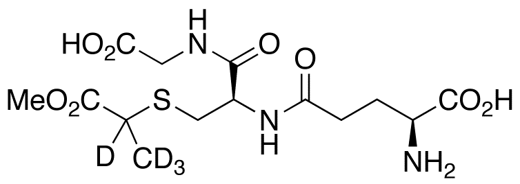 S-(α-Methylcarboxymethyl)glutathione-d4 Methyl Ester