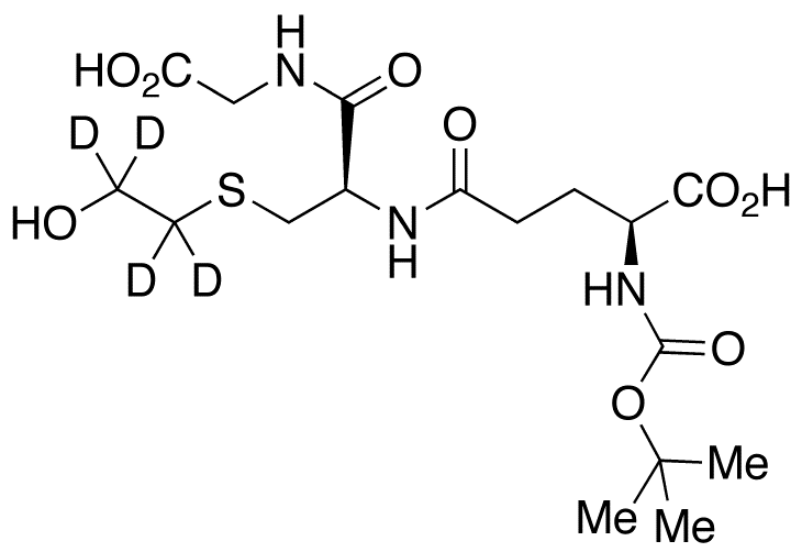 S-(2-Hydroxyethyl)-N-tert-butyloxycarbonyl Glutathione-d4
