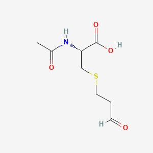 S-(3-Oxopropyl)-N-acetylcysteine