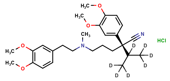 S-Verapamil-D7 HCL