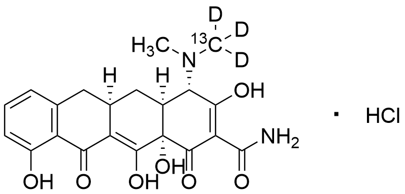 Sancycline-13C-d3 Hydrochloride