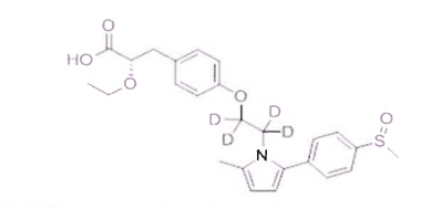 Saroglitazar sulfoxide D4