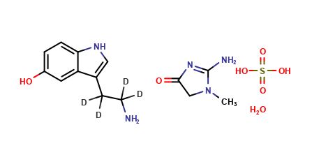 Serotonin-alpha,alpha,beta,beta'-d4 Creatinine Sulfate Complex H2O