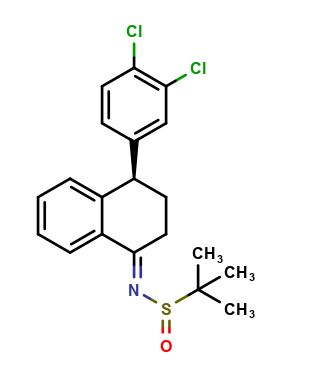 Sertraline tert-butyl sulfinamide intermediate