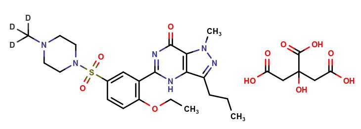 Sildenafil-d3 citrate