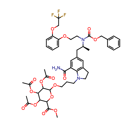 Silodosin ß-D-Glucuronide N-Carboxybenzyl O-Methyl Tri-acetate