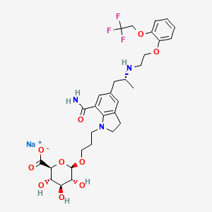 Silodosin β-D-Glucuronide Sodium Salt