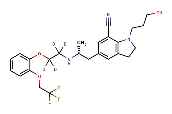 Silodosin Nitrile-d4 Impurity
