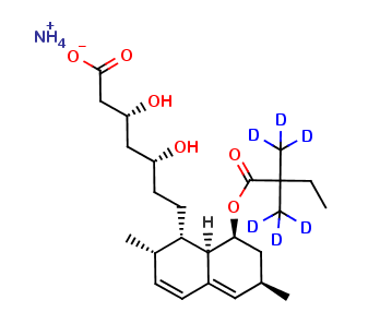 Simvastatin hydroxy acid D6 ammonium salt
