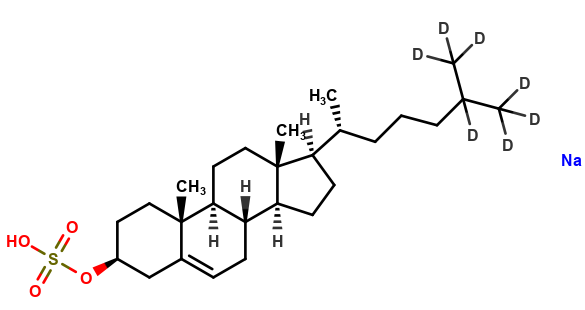 Sodium Cholesterol-25,26,26,26,27,27,27-d7 Sulfate