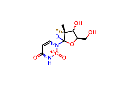 Sofosbuvir Met. D-13C-15N2