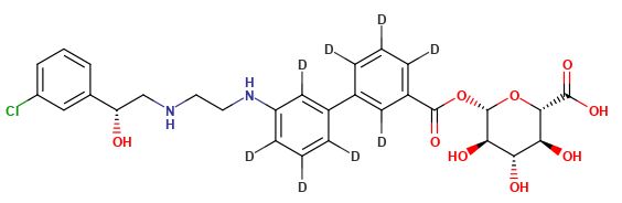 Solabegron Acyl Glucuronide-d8
