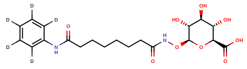 Suberoylanilide-d5 Hydroxamic Acid �-D-Glucuronide
