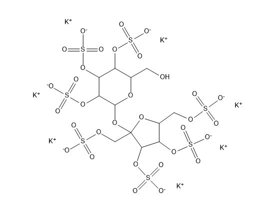Sucrose Heptasulfate, Potassium Salt