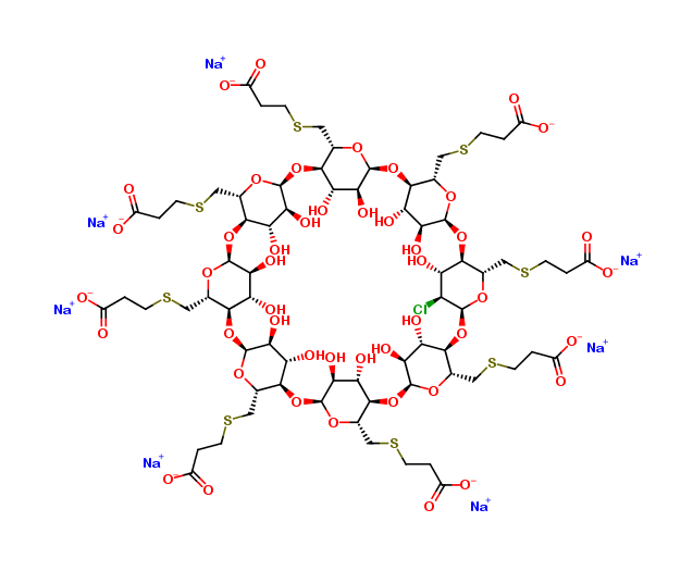 Sugammadex Impurity J (Chloro at C-2 of glucopyranose)