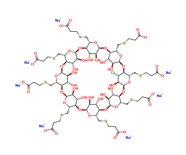 Sugammadex Impurity J (Chloro at C-3 of glucopyranose)