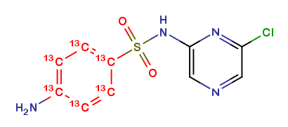 Sulfachloropyrazine 13C6