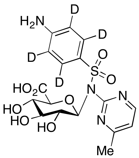 Sulfamerazine N1-Glucuronide-d4