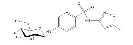 Sulfamethoxazole N4-glucoside (alpha/beta mixture)