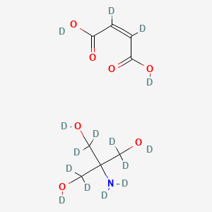 TRIS Maleate-d15 [1:1 Mixture of Maleic Acid and Tris(hydroxymethyl)aminomethane-d11 Salt]