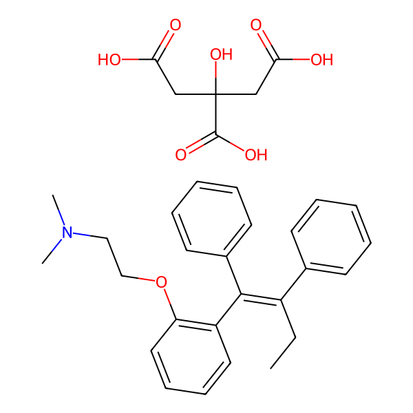 Tamoxifen EP Impurity E 2-hydroxypropane-1,2,3-tricarboxylic acid salt