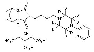 Tandospirone-d8 Citrate