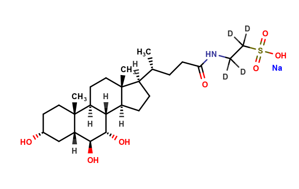 Tauro-α-muricholic Acid-d4 Sodium Salt