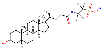 Tauro-d4-lithocholic Acid Sodium Salt