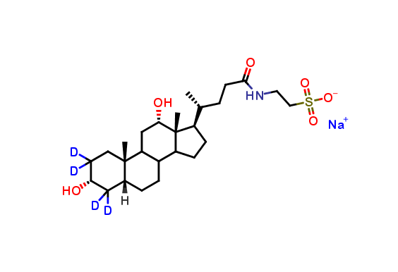 Taurodeoxycholic Acid-D4 Sodium Salt