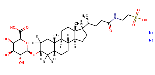 Taurolithocholic Acid-2,2,3,4,4-d5 3-O-Glucuronide Sulfate Disodium Salt