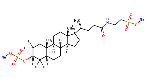 Taurolithocholic Acid-2,2,3,4,4-d5 Sulfate Disodium Salt