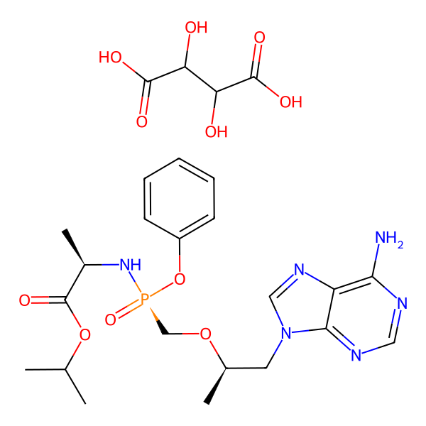 Tenofovir Impurity 36 (RSR) 2,3-dihydroxysuccinate salt