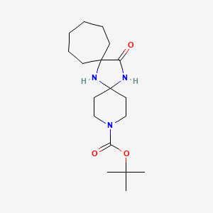 Tert-butyl 15-oxo-3,7,16-triazadispiro[5.1.6.2]hexadecane-3-carboxylate