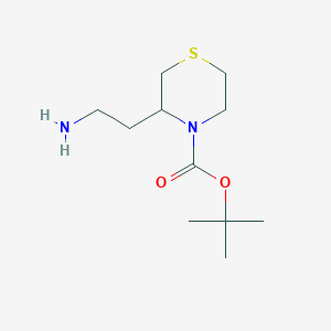 Tert-butyl 3-(2-aminoethyl)thiomorpholine-4-carboxylate