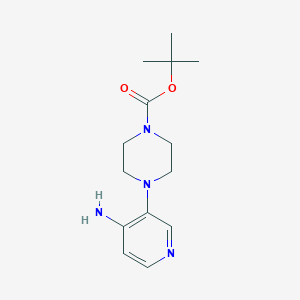 Tert-butyl 4-(4-aminopyridin-3-yl)