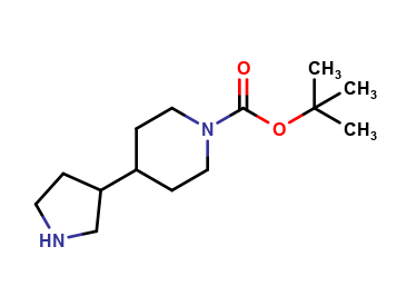 Show details of Tert-butyl 4-(pyrrolidin-3-yl)piperidine-1-carboxylate