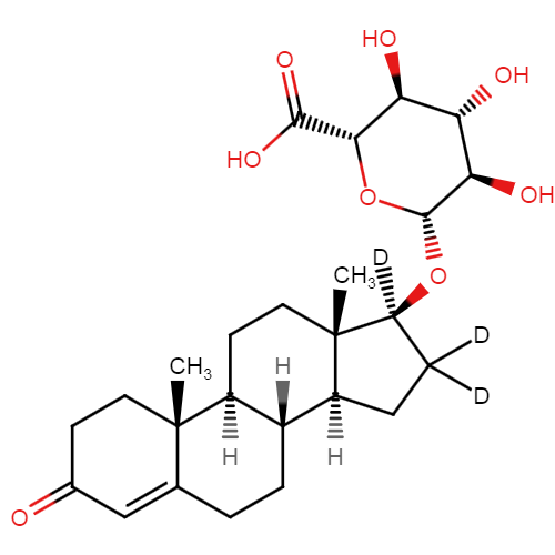 Testosterone-[16,16,17-d3] Glucuronide (Solution)