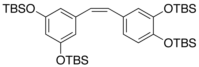 Tetra-O-(tert-butyldimethyl)silyl cis-Piceatannol